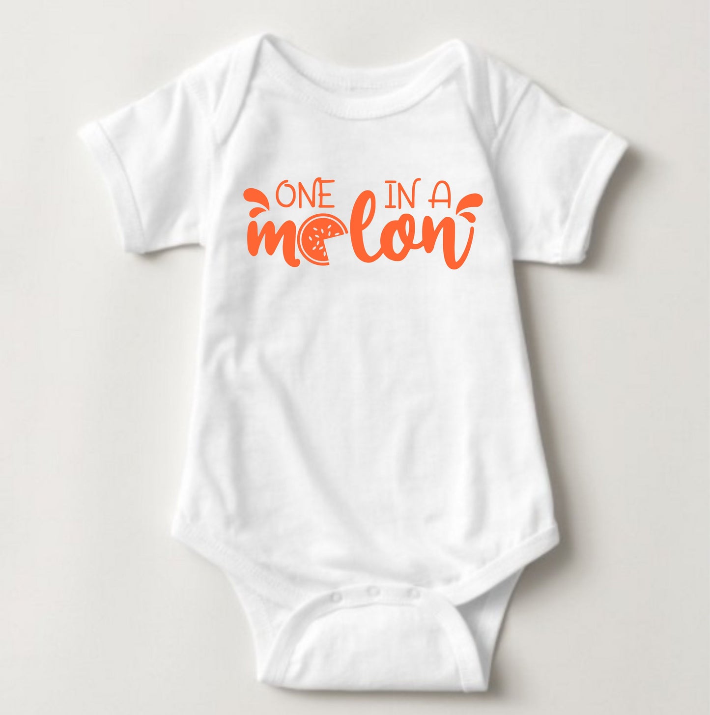 Baby Statement Onesies - One In a Melon