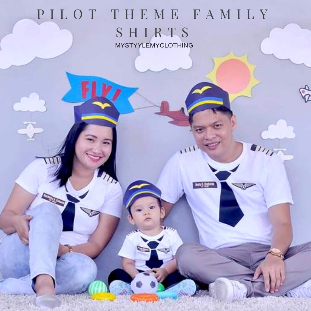 Family Shirts Set - Pilot - MYSTYLEMYCLOTHING