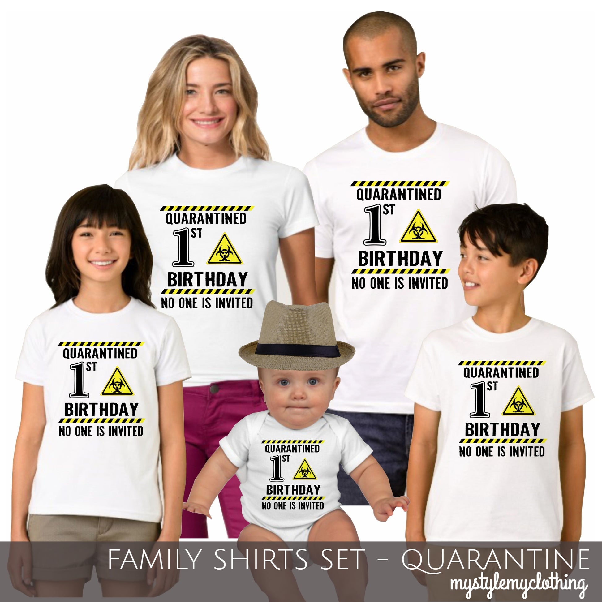 Family Set Shirt - Quarantine - MYSTYLEMYCLOTHING