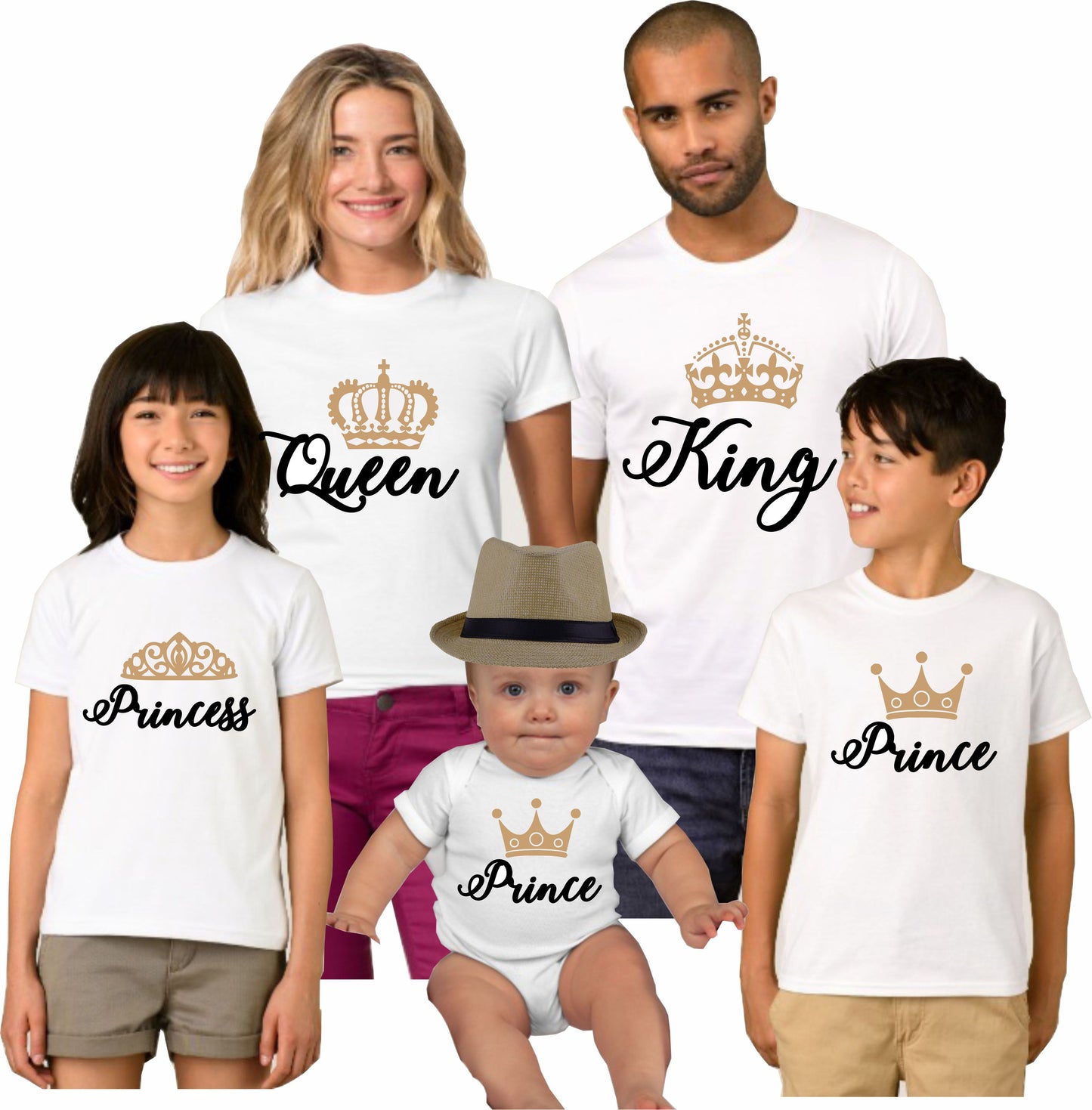 Family Set Shirt - Royal Theme I - MYSTYLEMYCLOTHING