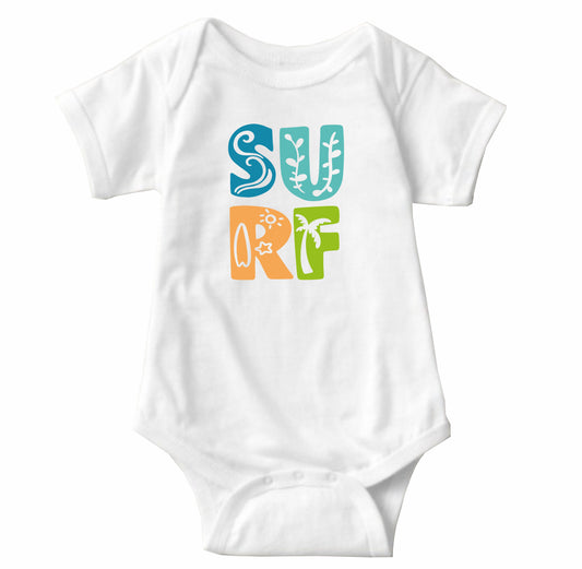 Baby Statement Onesies - Surf - MYSTYLEMYCLOTHING