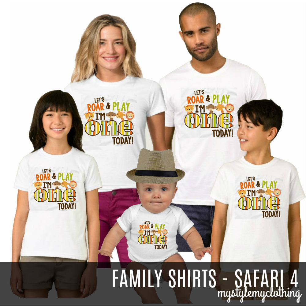 Family Set Shirt - Safari Roar - MYSTYLEMYCLOTHING