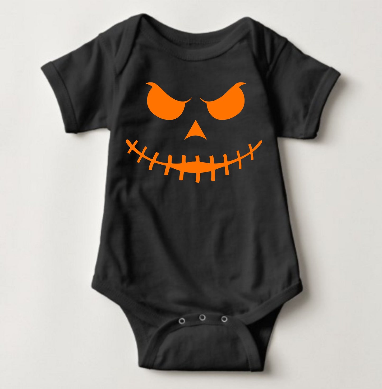 Baby Halloween Onesies - Scary Skeleton Face