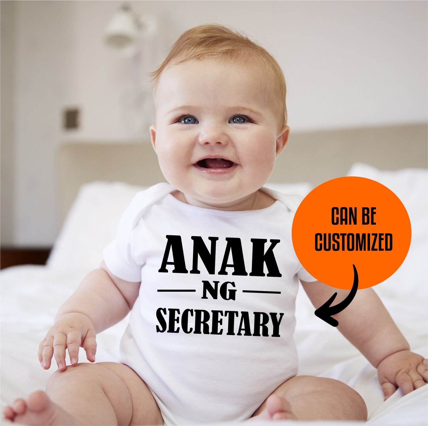 Baby Statement Onesies - Anak ng Secretary