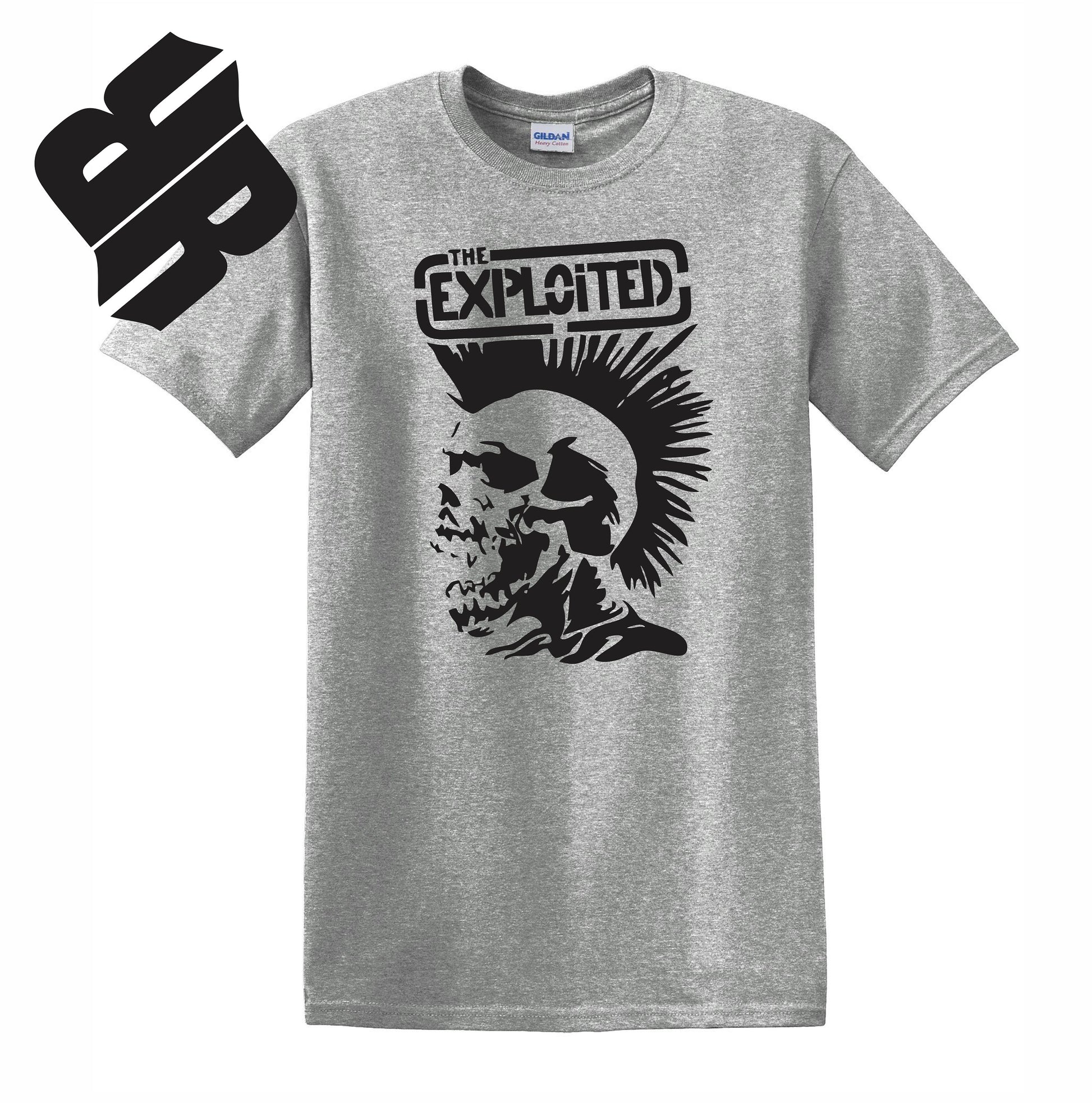 Radical Band  Men's Shirts - Exploited (Gray) - MYSTYLEMYCLOTHING
