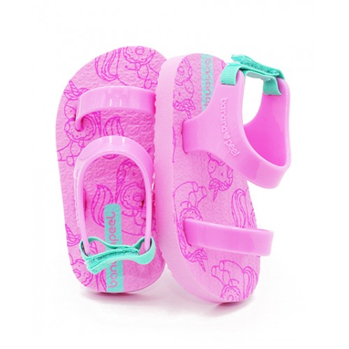 Banana Peel Slippers for Toddlers - Unimermaid Set Fluffy Donut Lilac - MYSTYLEMYCLOTHING