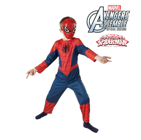 Kids Rubie's Marvel the Ultimate Spiderman Costume with Mask - MYSTYLEMYCLOTHING