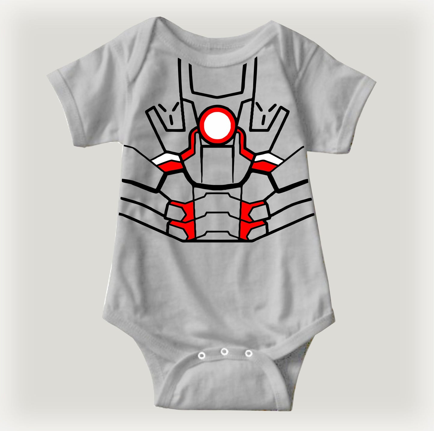 Baby Superhero Onesies - War Machine - MYSTYLEMYCLOTHING