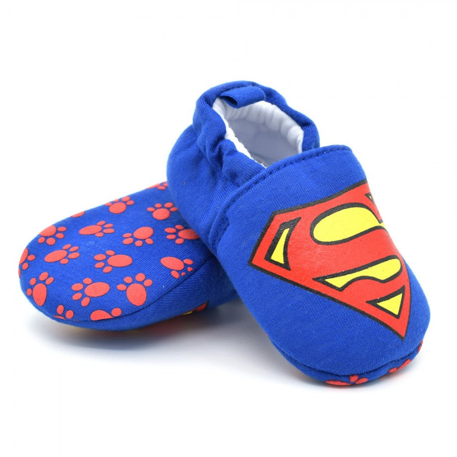 Superman Soft Sole Baby Shoes - MYSTYLEMYCLOTHING