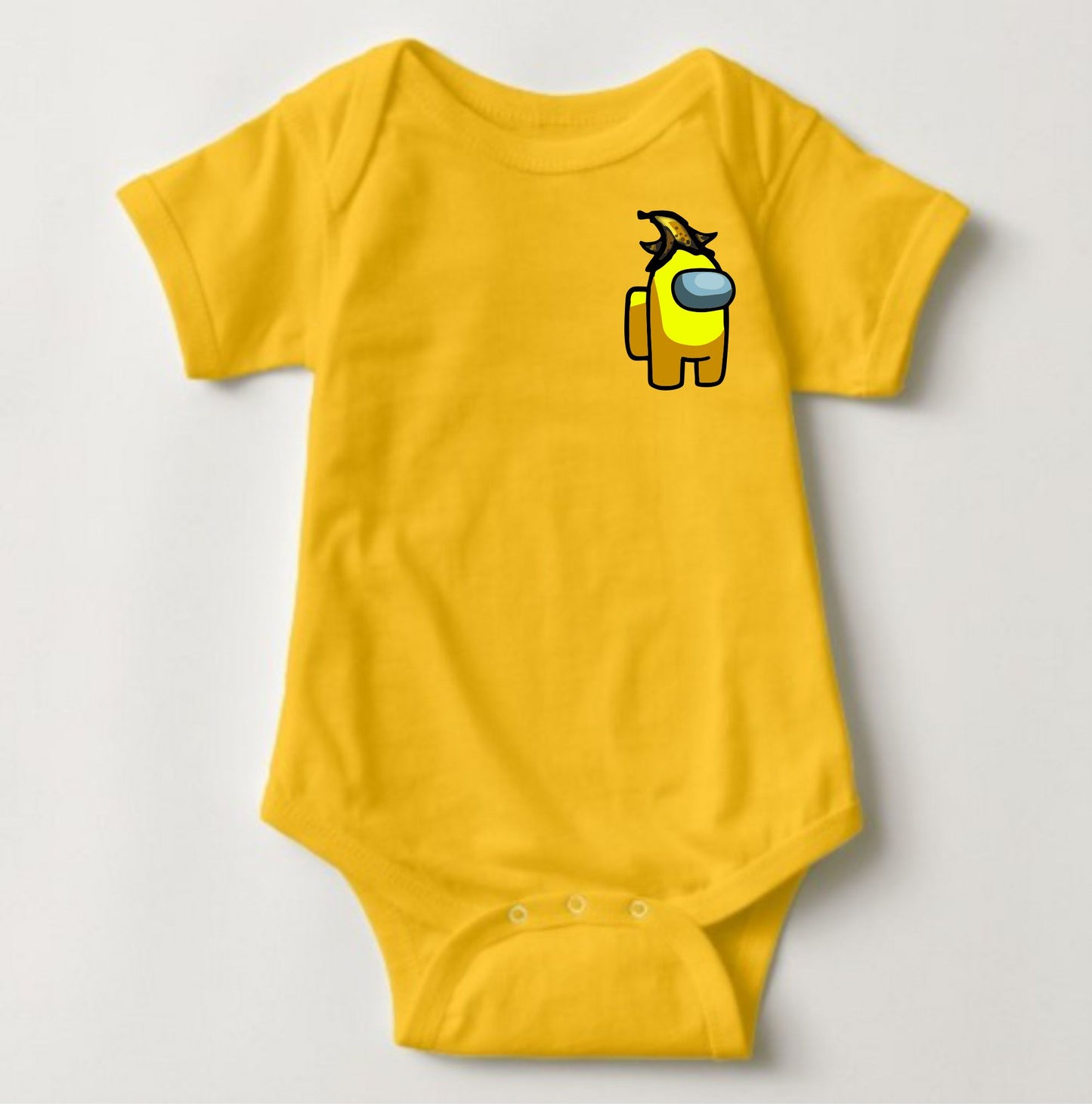 Baby Character Onesies - Among Us Yellow - MYSTYLEMYCLOTHING