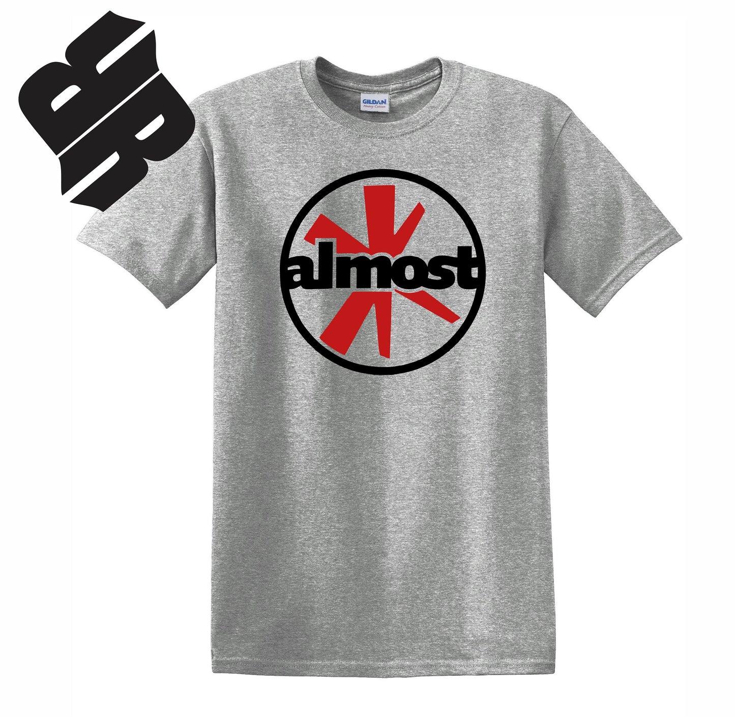 Skate Men's Shirt - Almost (Gray) - MYSTYLEMYCLOTHING