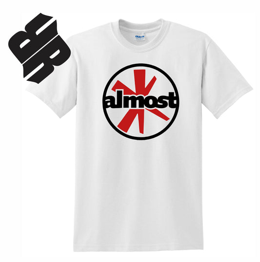 Skate Men's Shirt - Almost (White) - MYSTYLEMYCLOTHING