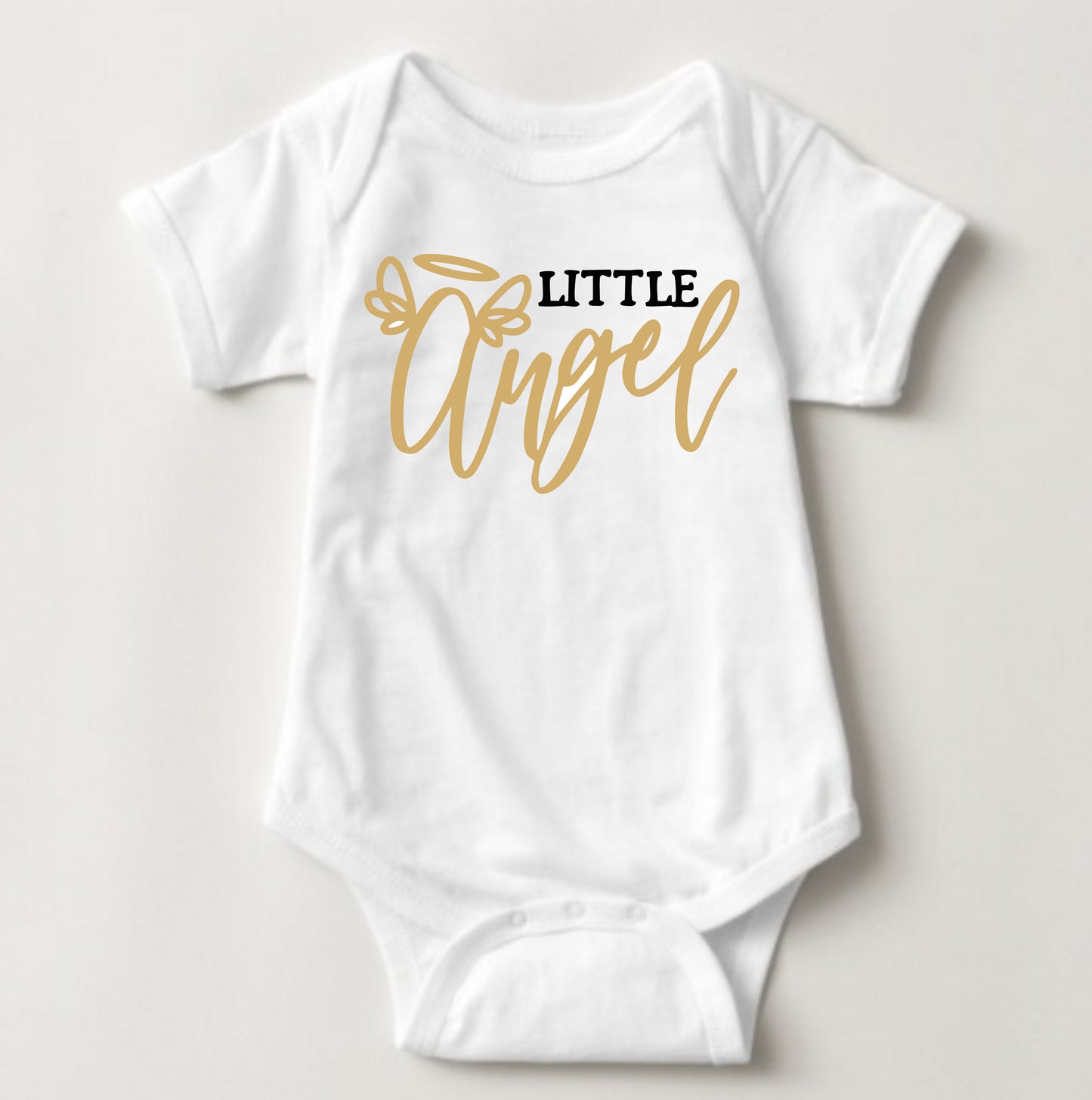 Baby Statement Onesies - Little Angel - MYSTYLEMYCLOTHING