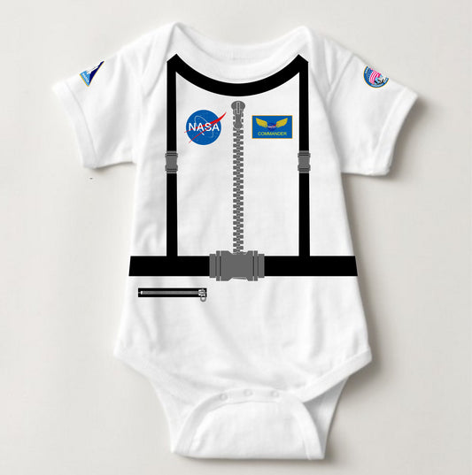 Baby Career Onesies - Astronaut Suit NASA with FREE Name Print - MYSTYLEMYCLOTHING