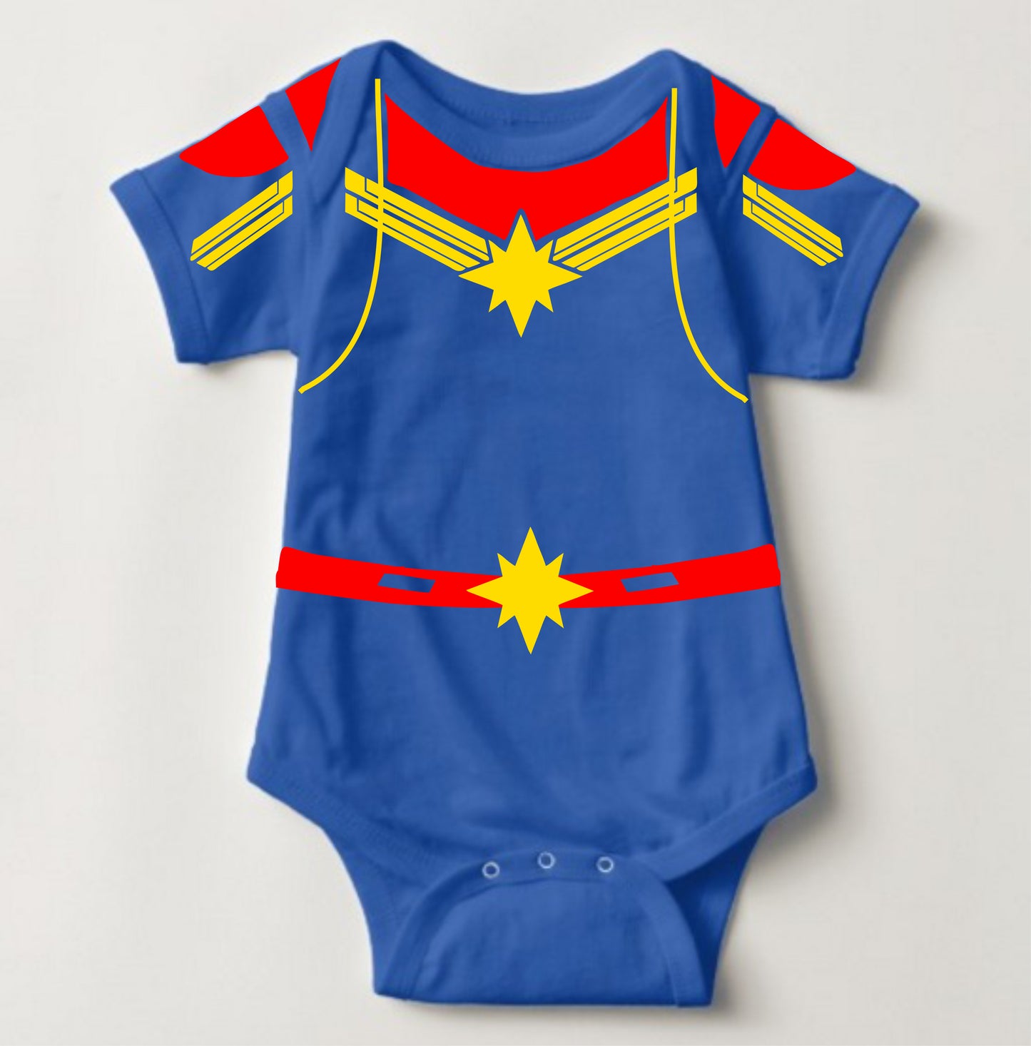 Baby Superhero Onesies - CaptainMarvel - MYSTYLEMYCLOTHING