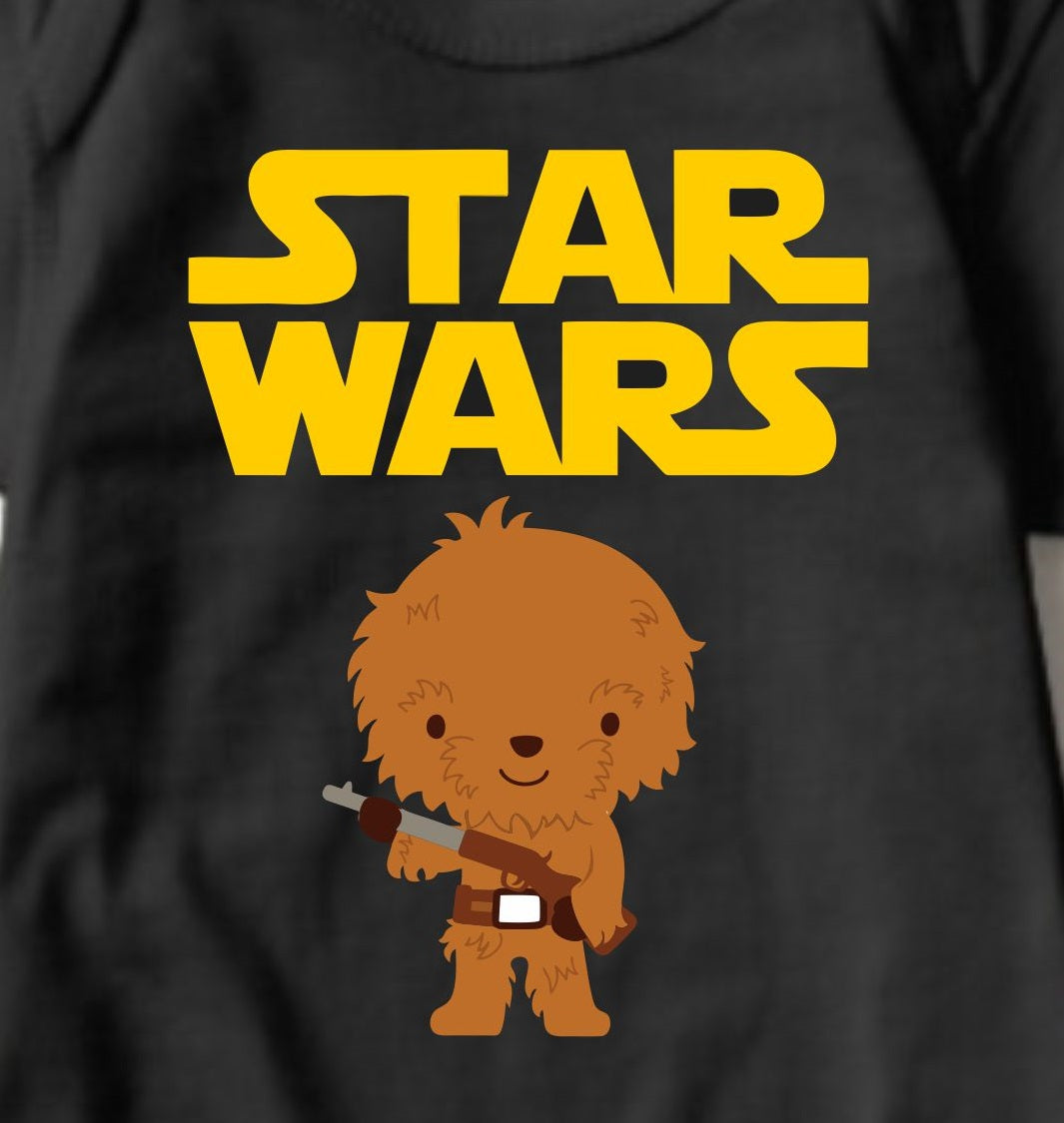 Baby Star Wars Collection Onesies - Chewbacca - MYSTYLEMYCLOTHING