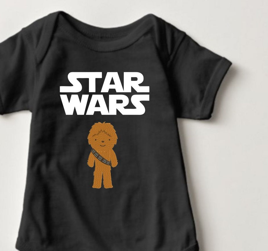 Baby Star Wars Collection Onesies - Chewbacca II - MYSTYLEMYCLOTHING