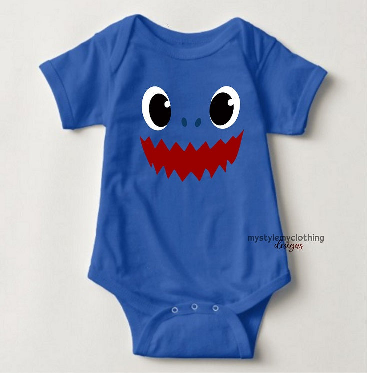 Baby Character Onesies - Daddy Shark - MYSTYLEMYCLOTHING