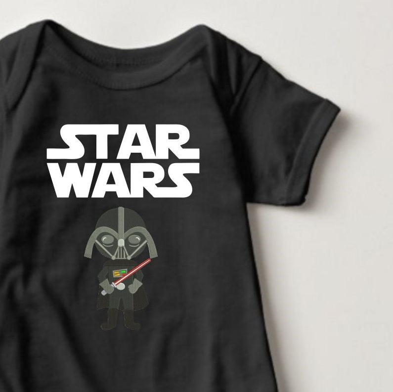 Baby Star Wars Collection Onesies - Darth Vader - MYSTYLEMYCLOTHING
