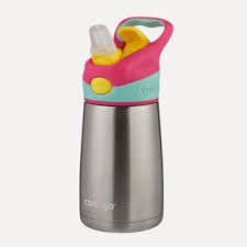 Contigo Kids AUTOSPOUT Flip Chill Insulated Bottle 10oz - Cherry Blossom 10oz