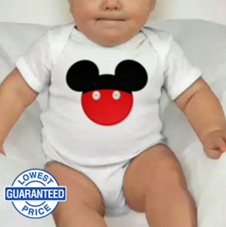Mickey Mouse Face Onesies - MYSTYLEMYCLOTHING