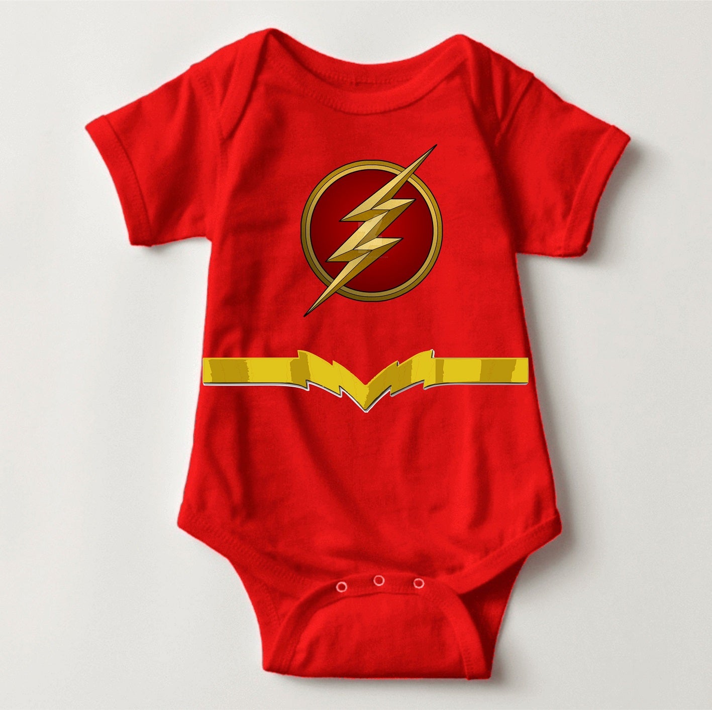 Baby Superhero Onesies - Flash 2 - MYSTYLEMYCLOTHING