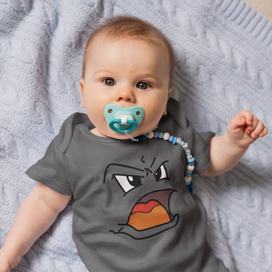 Baby Character Onesies with FREE Name Back Print - Pokemon-Geodude