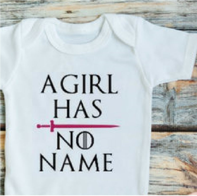 Baby GOT Collection Onesies - Girls has no Name - MYSTYLEMYCLOTHING