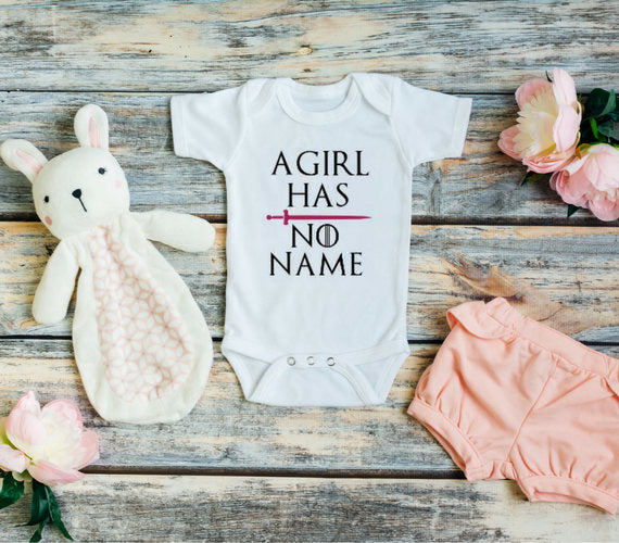 Baby GOT Collection Onesies - Girls has no Name - MYSTYLEMYCLOTHING