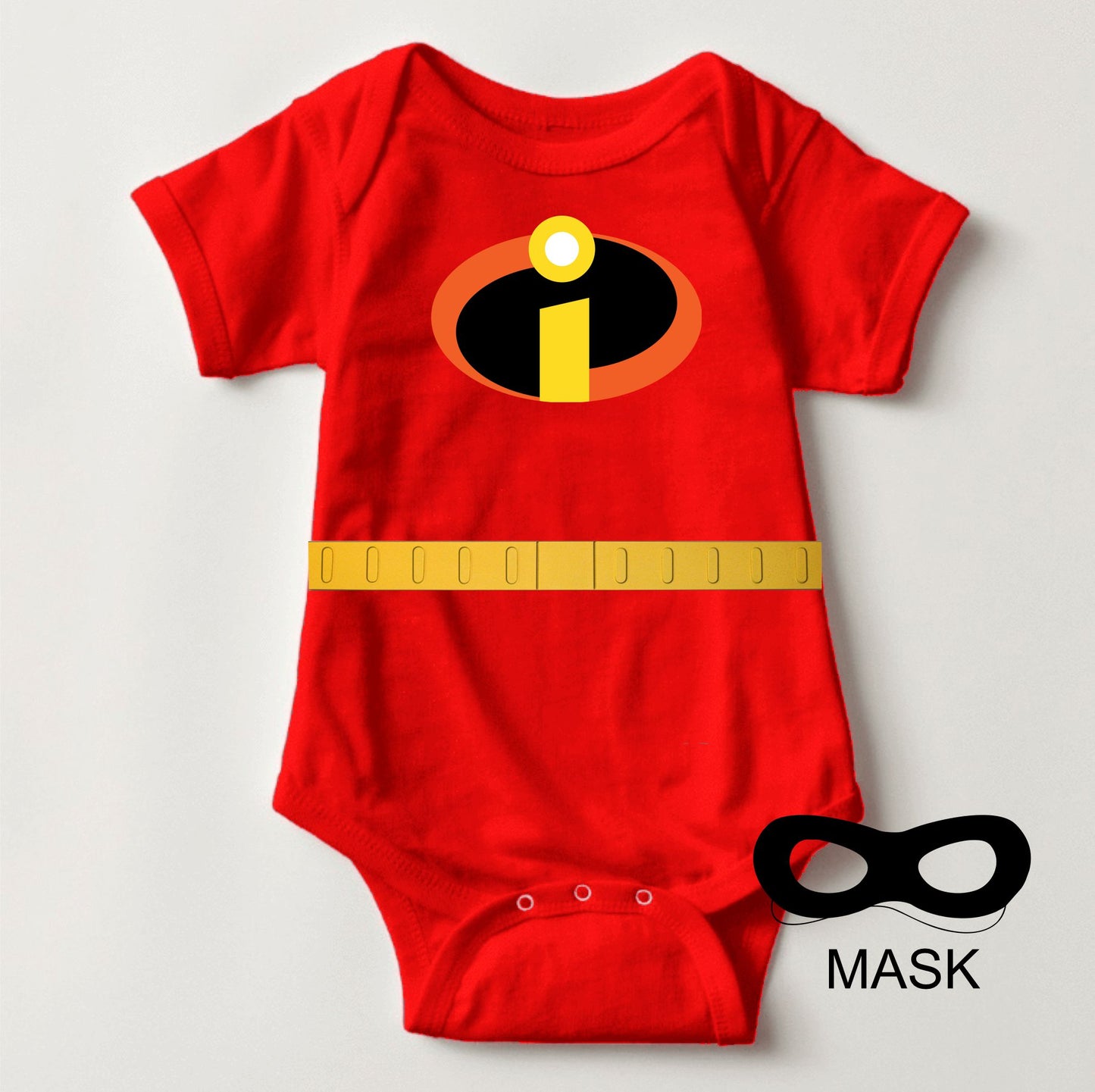 Baby Superhero Onesies - The Incredibles with Mask