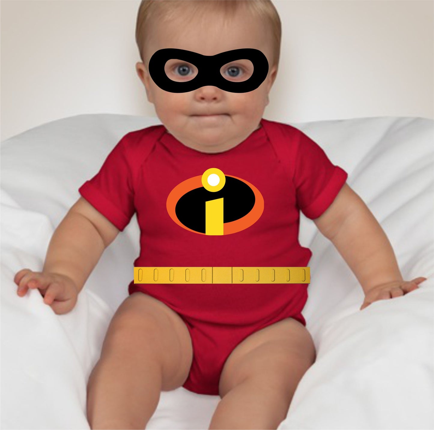 Baby Superhero Onesies - The Incredibles with Mask