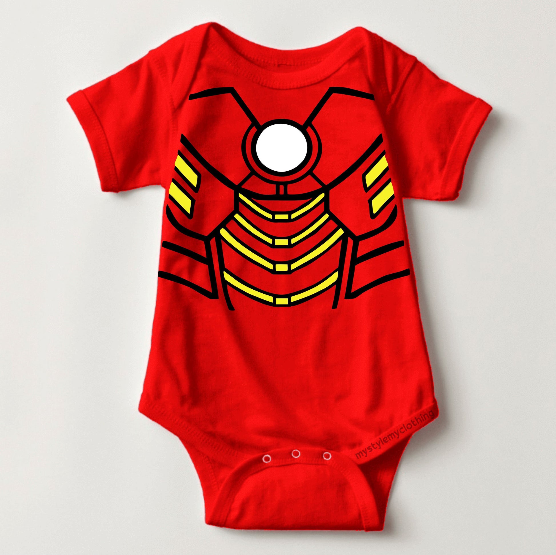 Baby Superhero Onesies - Iron Man Mark XLV - MYSTYLEMYCLOTHING