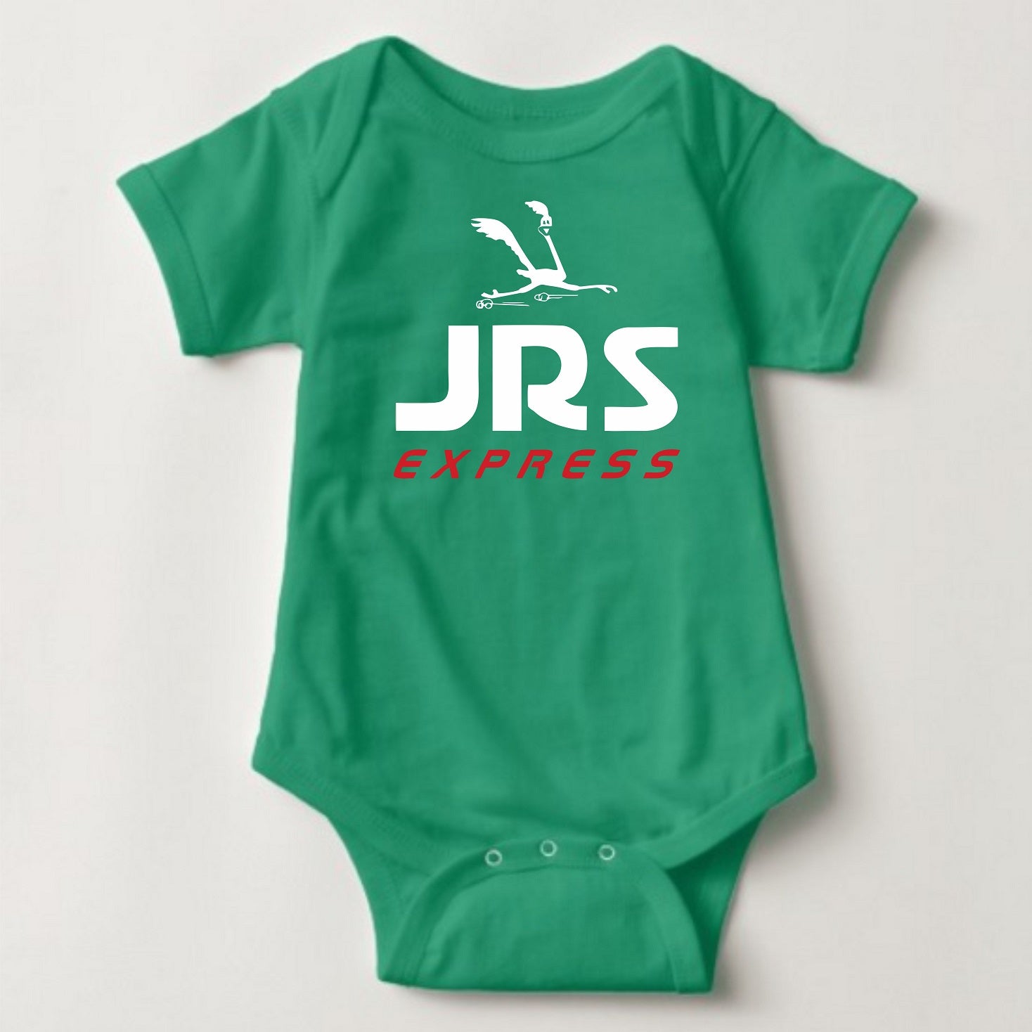 Baby Onesies Logo - JRS (Green) - MYSTYLEMYCLOTHING