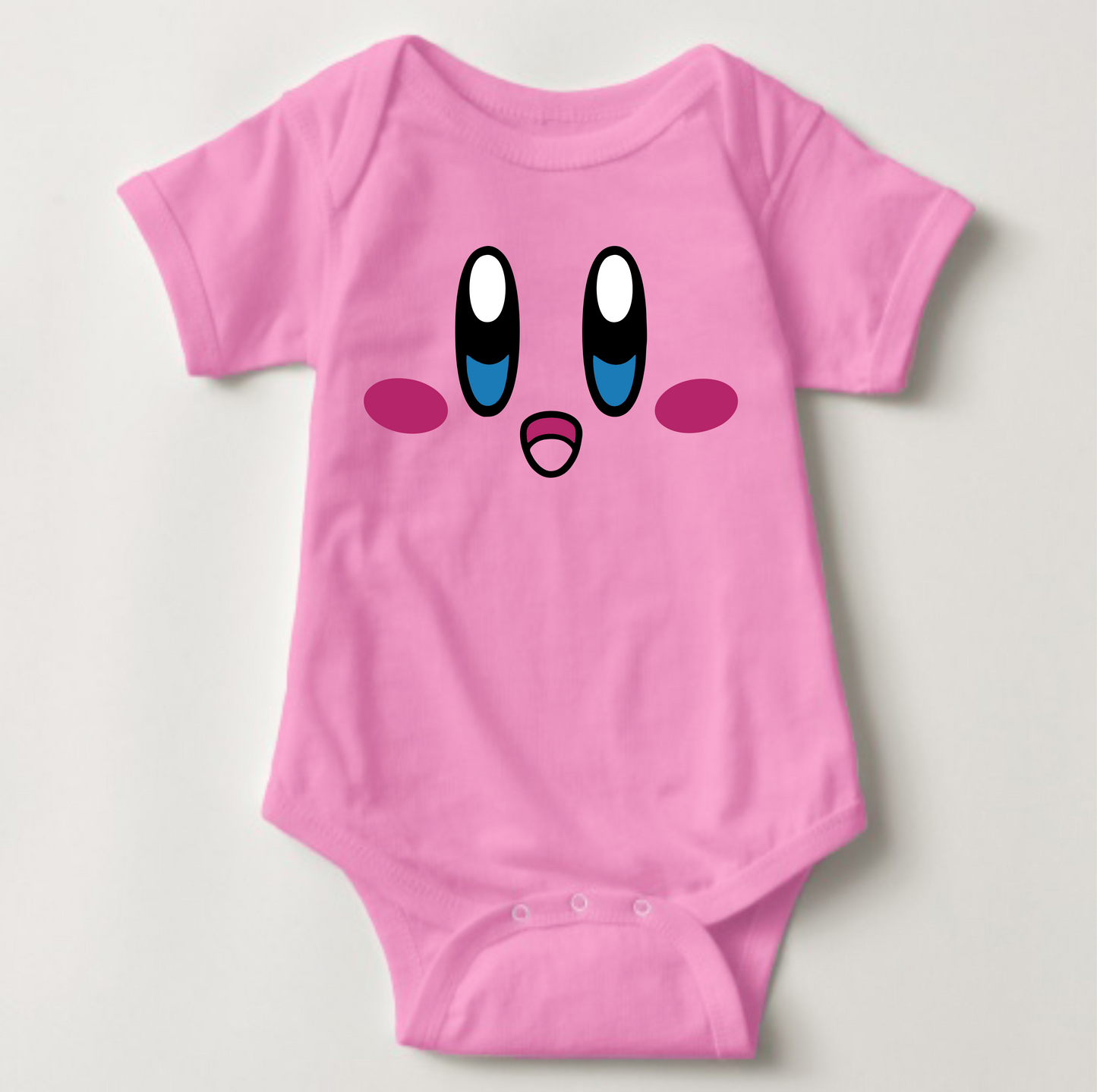 Baby Character Onesies with FREE Name Back Print  - Pokemon Kirby