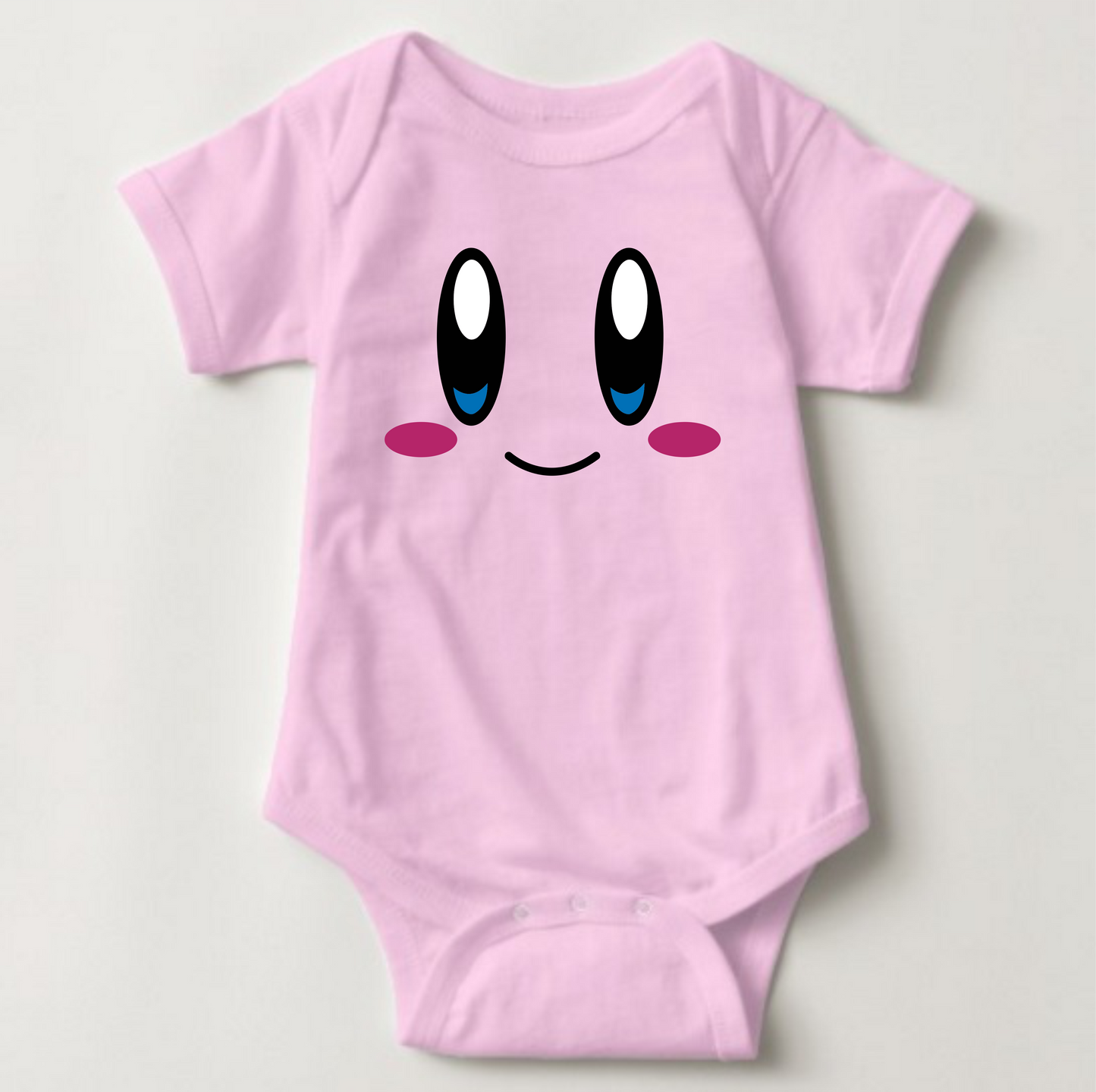 Baby Character Onesies with FREE Name Back Print  - Pokemon Kirby