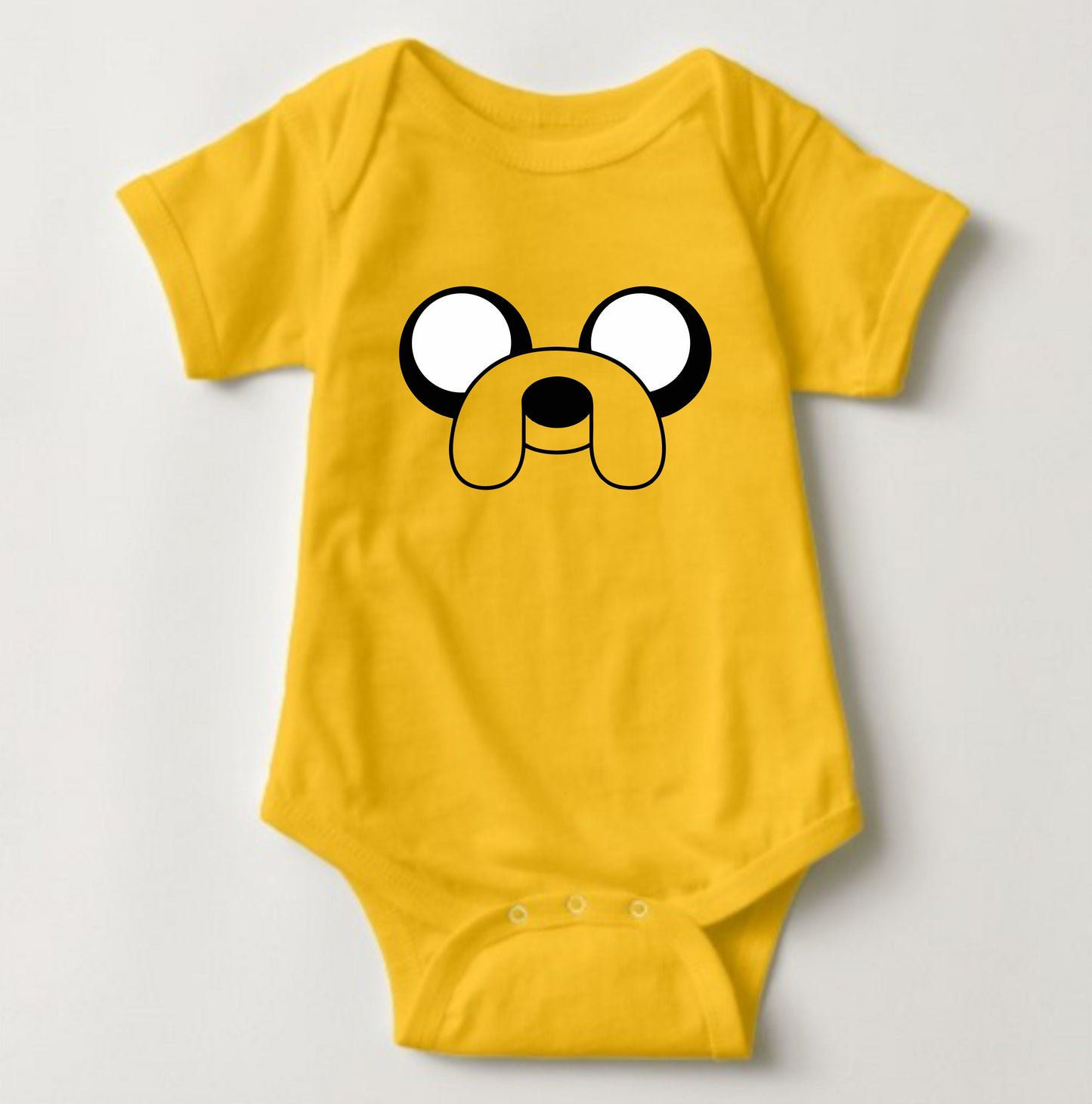 Baby Character Onesies with FREE Name Back Print  - Adventure Time Jake - MYSTYLEMYCLOTHING