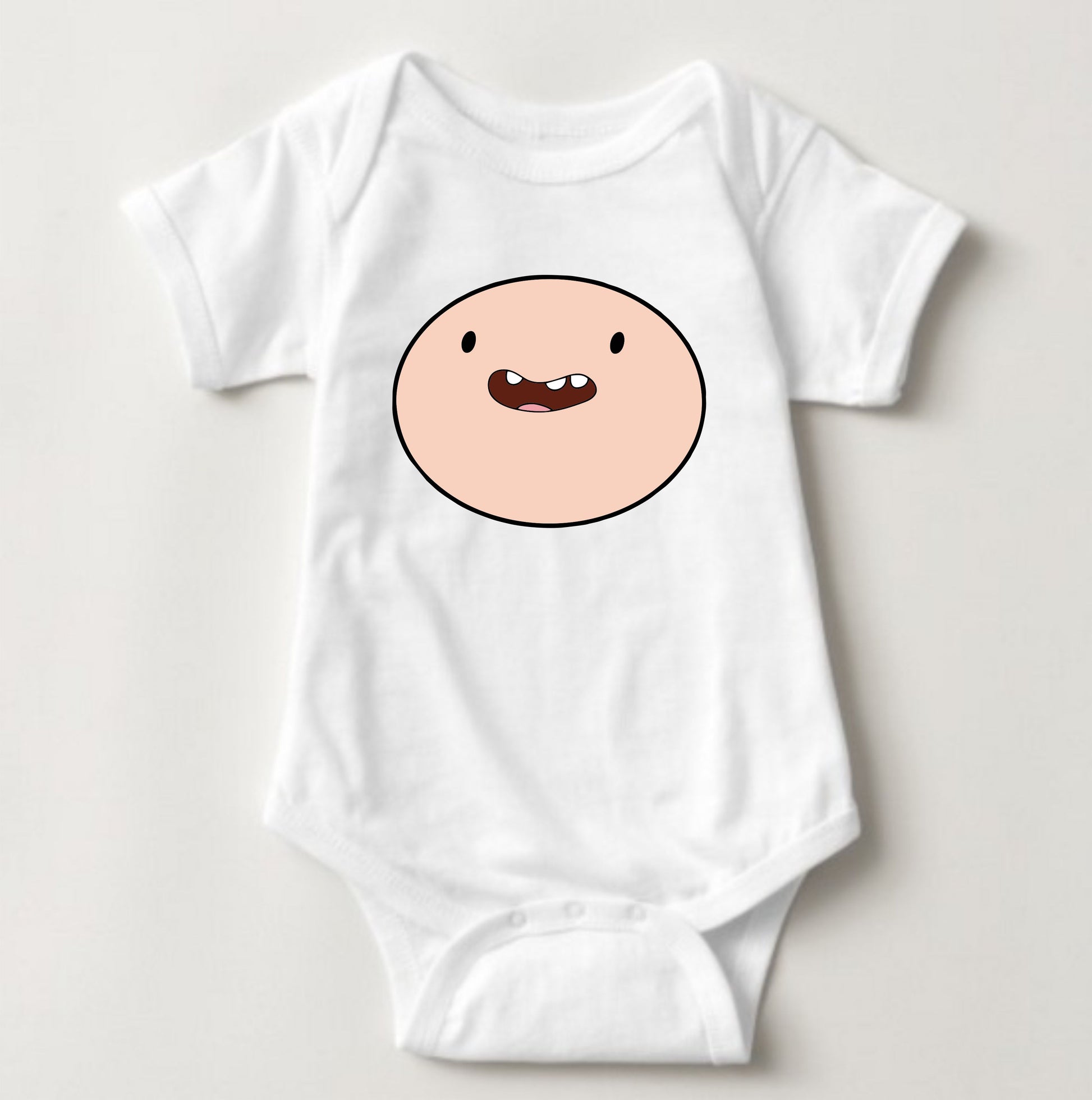 Baby Character Onesies with FREE Name Back Print  - Adventure Time Finn - MYSTYLEMYCLOTHING
