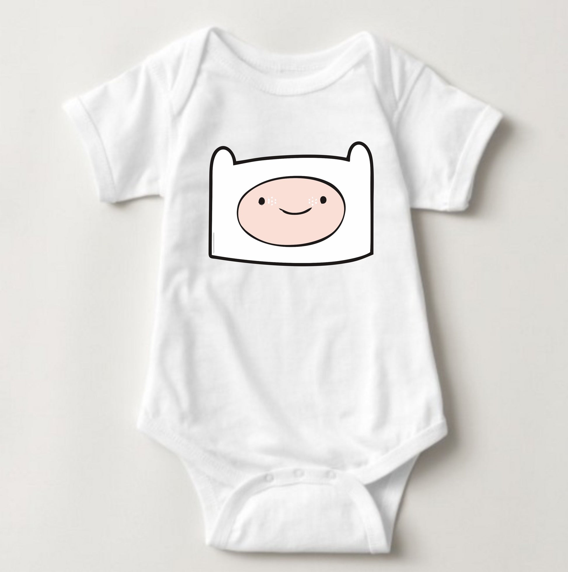 Baby Character Onesies with FREE Name Back Print - Adventure Time Finn II - MYSTYLEMYCLOTHING