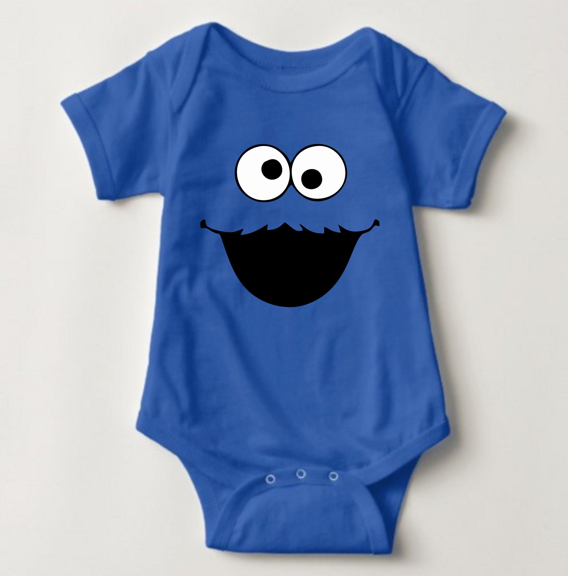 Baby Character Onesies - Sesame St. Cookie Monster - MYSTYLEMYCLOTHING