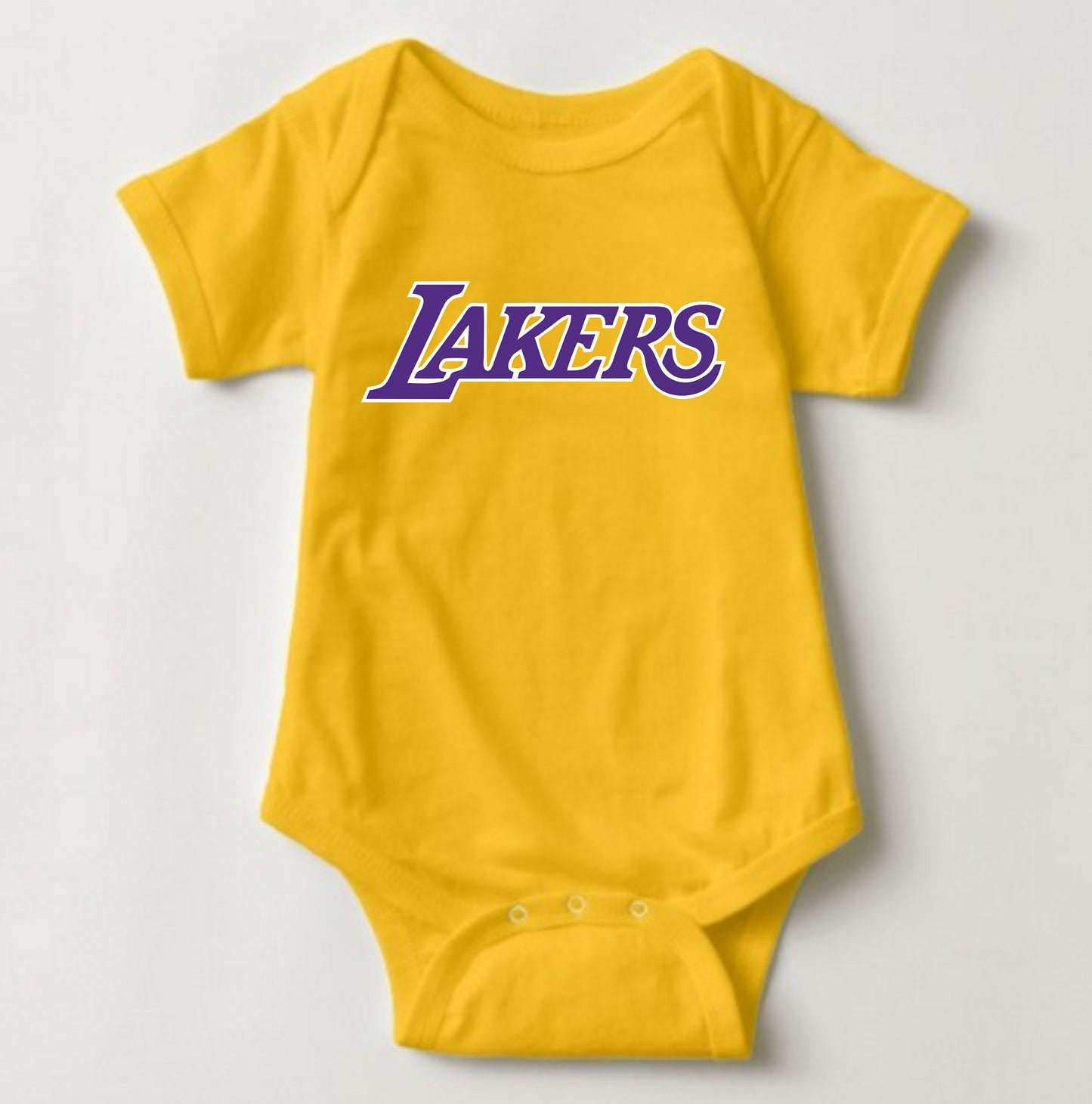 Baby Basketball Jesey Onesies - Kobe Bryant 24 (Yellow) - MYSTYLEMYCLOTHING
