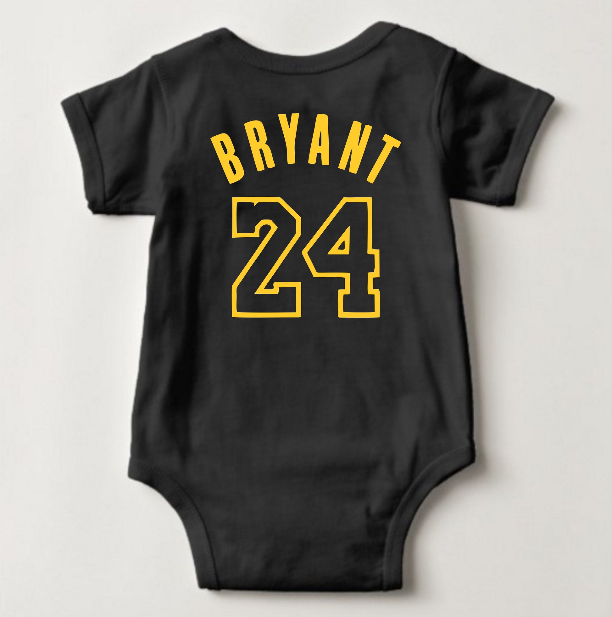 Baby Statement Onesies - Kobe Bryant 24 (Black) - MYSTYLEMYCLOTHING