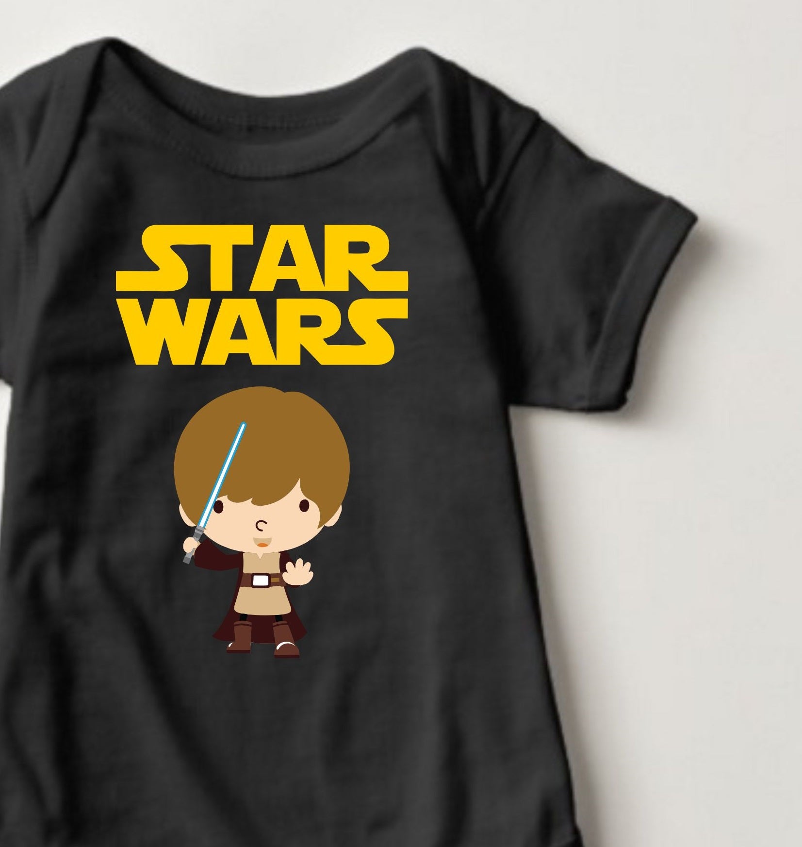 Baby Star Wars Collection Onesies - Obi Wan Kenobi - MYSTYLEMYCLOTHING