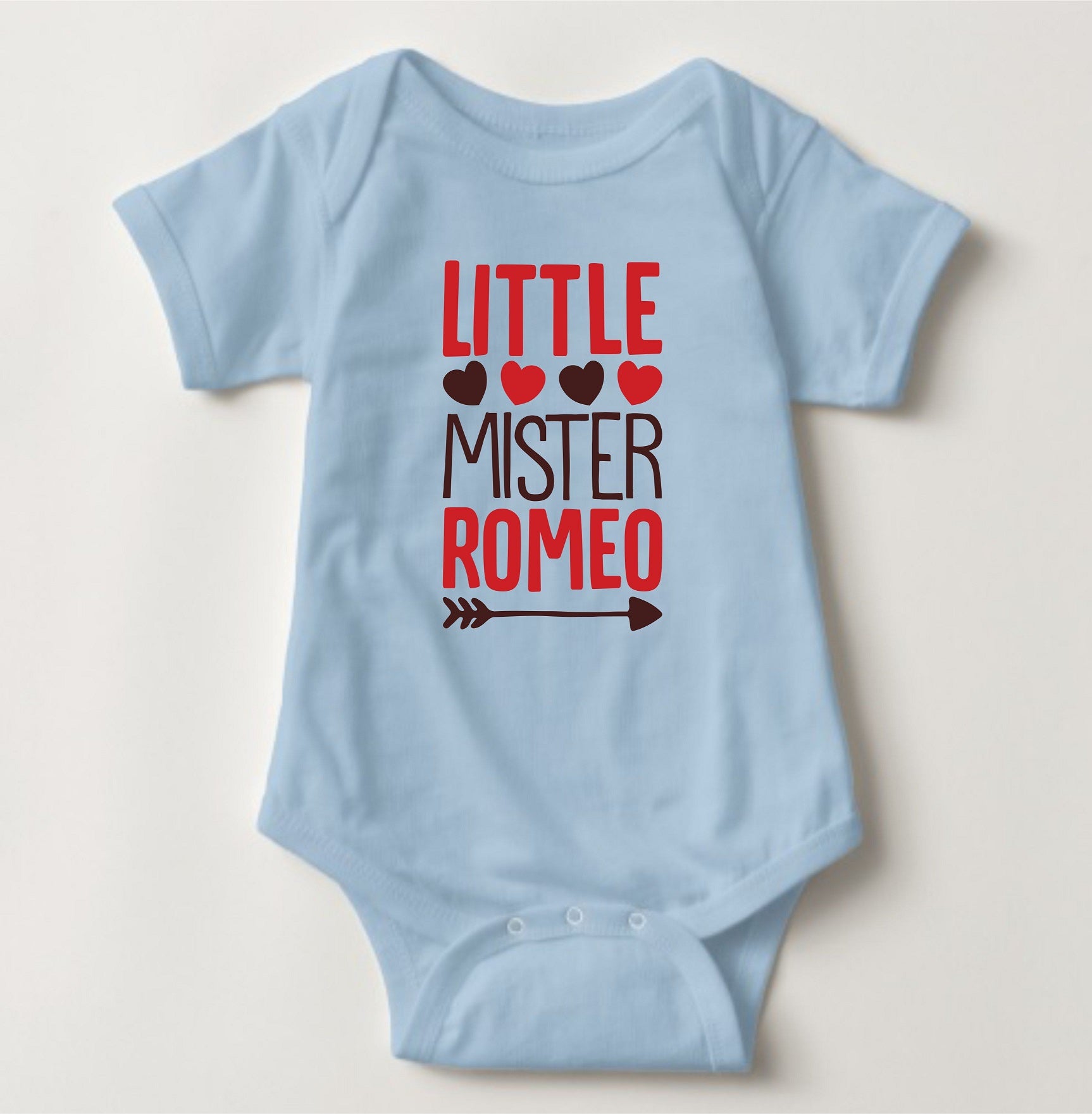 Baby Statement Onesies - Little Mister Romeo - MYSTYLEMYCLOTHING