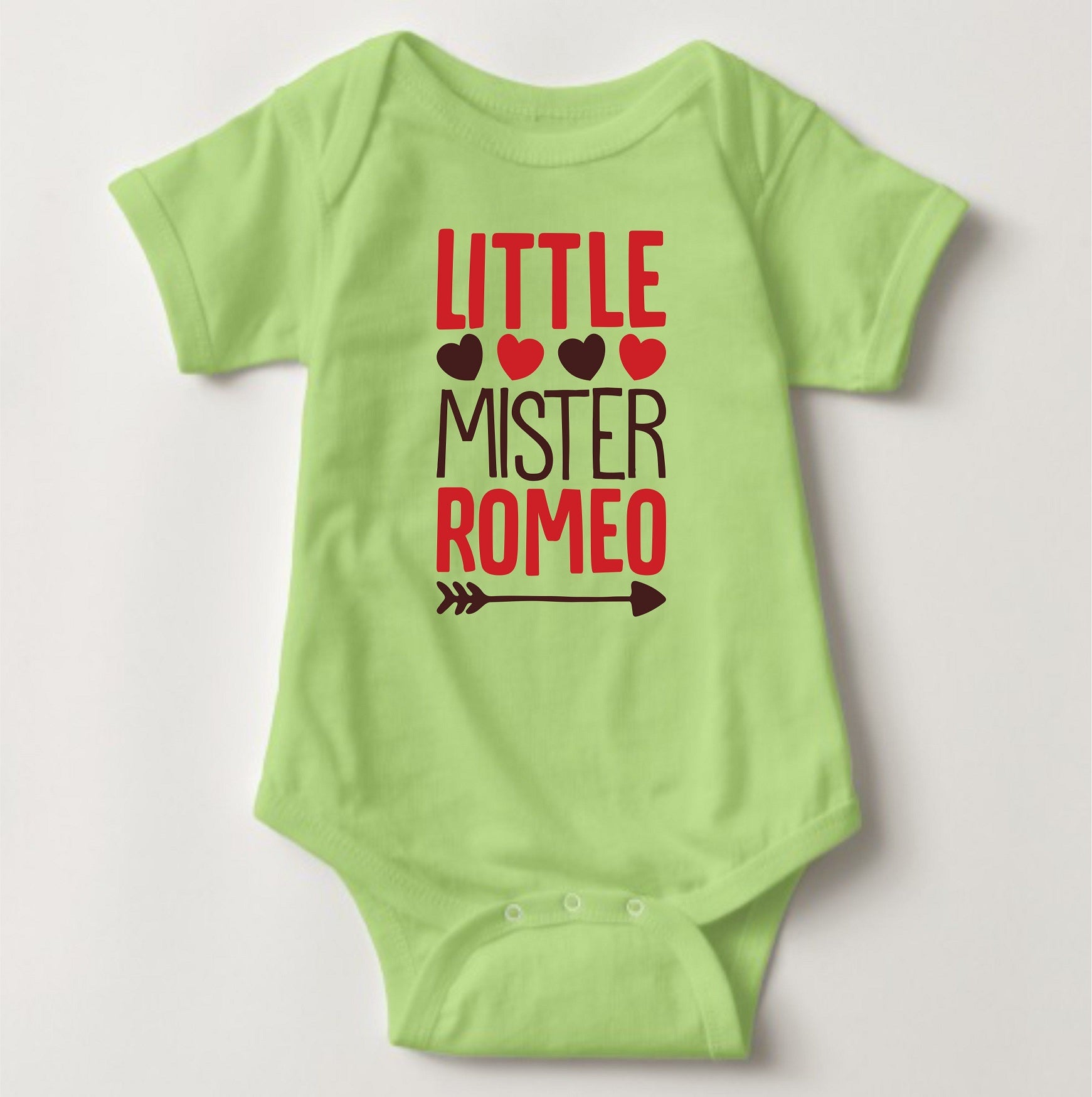 Baby Statement Onesies - Little Mister Romeo - MYSTYLEMYCLOTHING