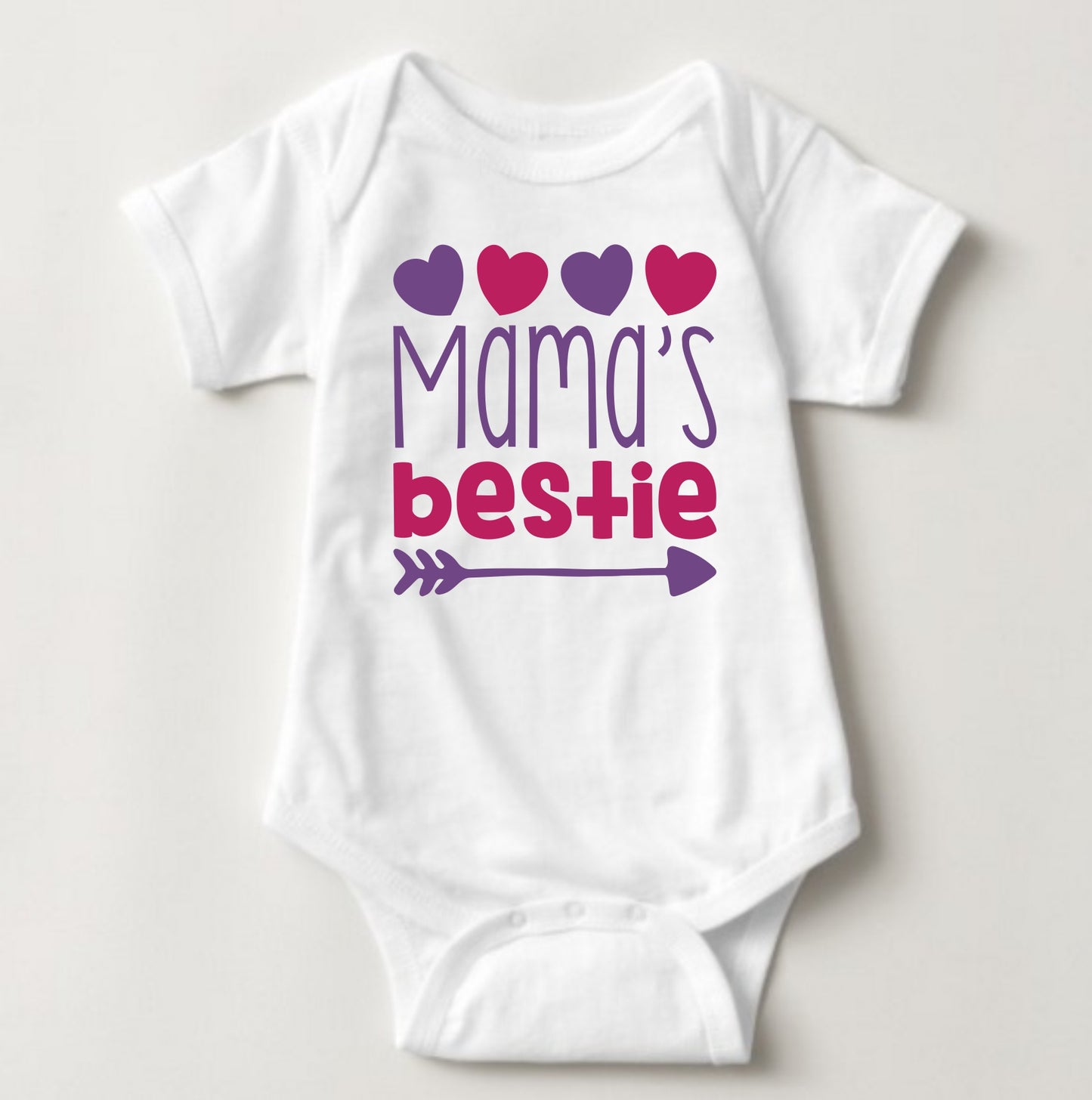 Baby Statement Onesies - Mama's Bestie - MYSTYLEMYCLOTHING