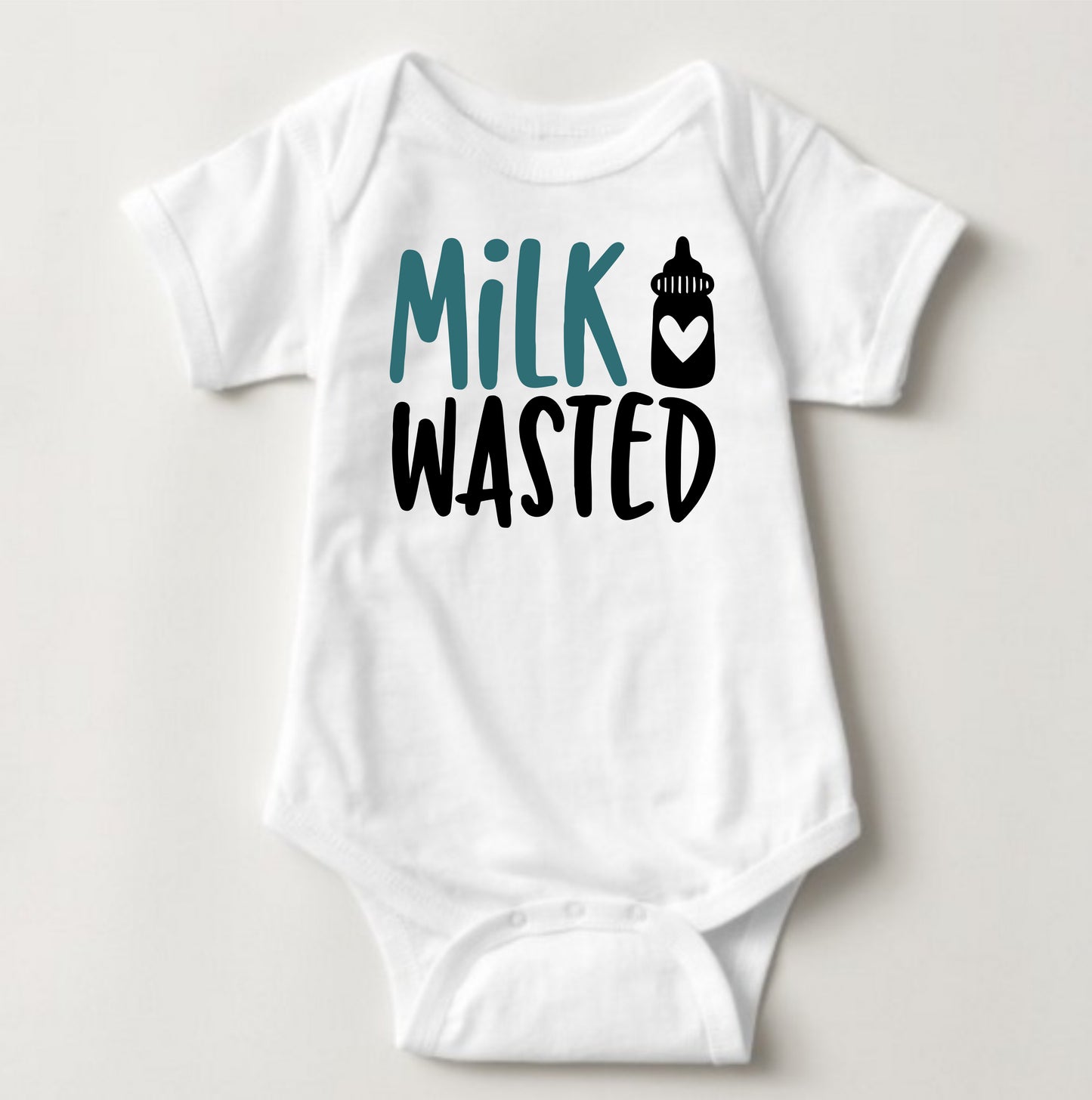 Baby Statement Onesies - Milk Wasted - MYSTYLEMYCLOTHING