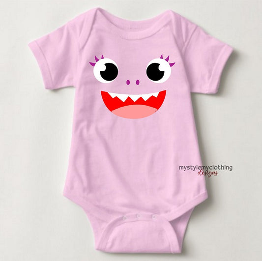 Baby Character Onesies - MShark - MYSTYLEMYCLOTHING