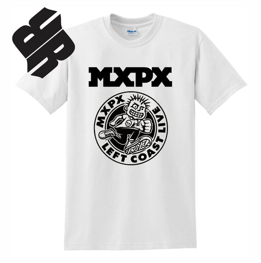 Radical Band  Men's Shirts - MXPX  (White) - MYSTYLEMYCLOTHING