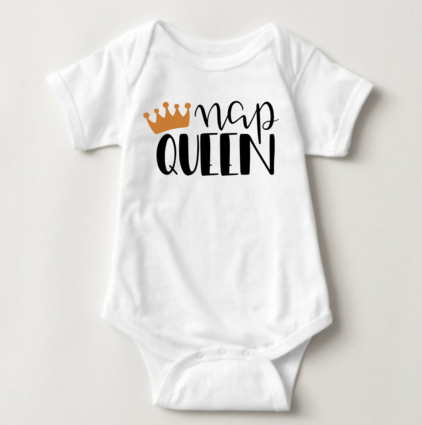 Baby Statement Onesies - Nap Queen - MYSTYLEMYCLOTHING