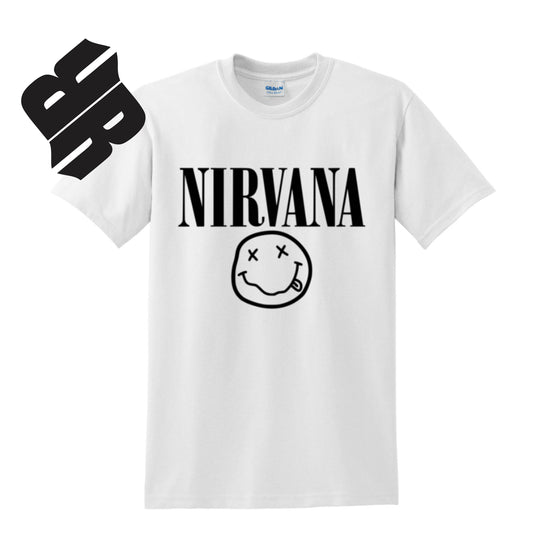 Radical Band  Men's Shirts - NIRVANA (White) - MYSTYLEMYCLOTHING